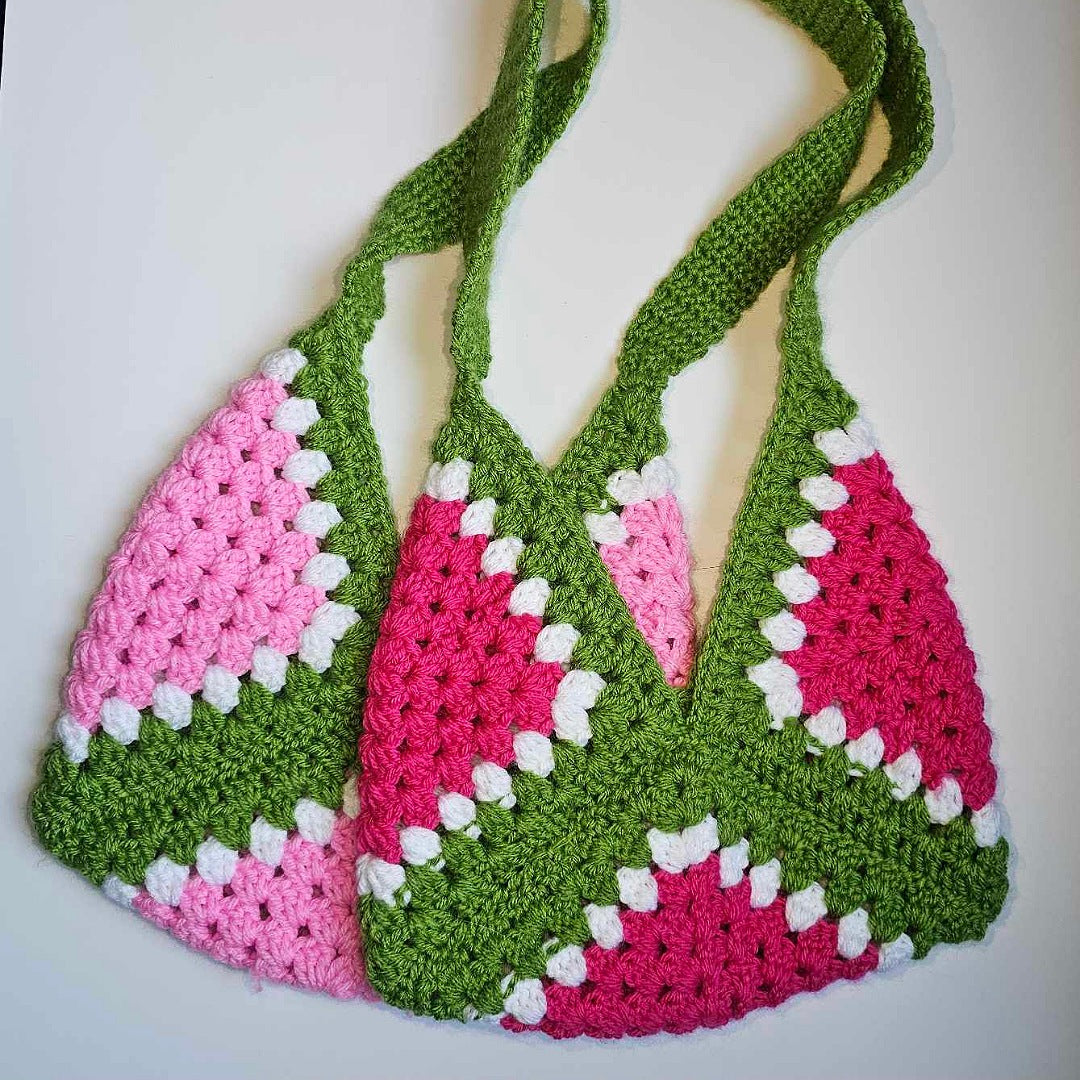 Petite sac à bandouillère melon d'eau