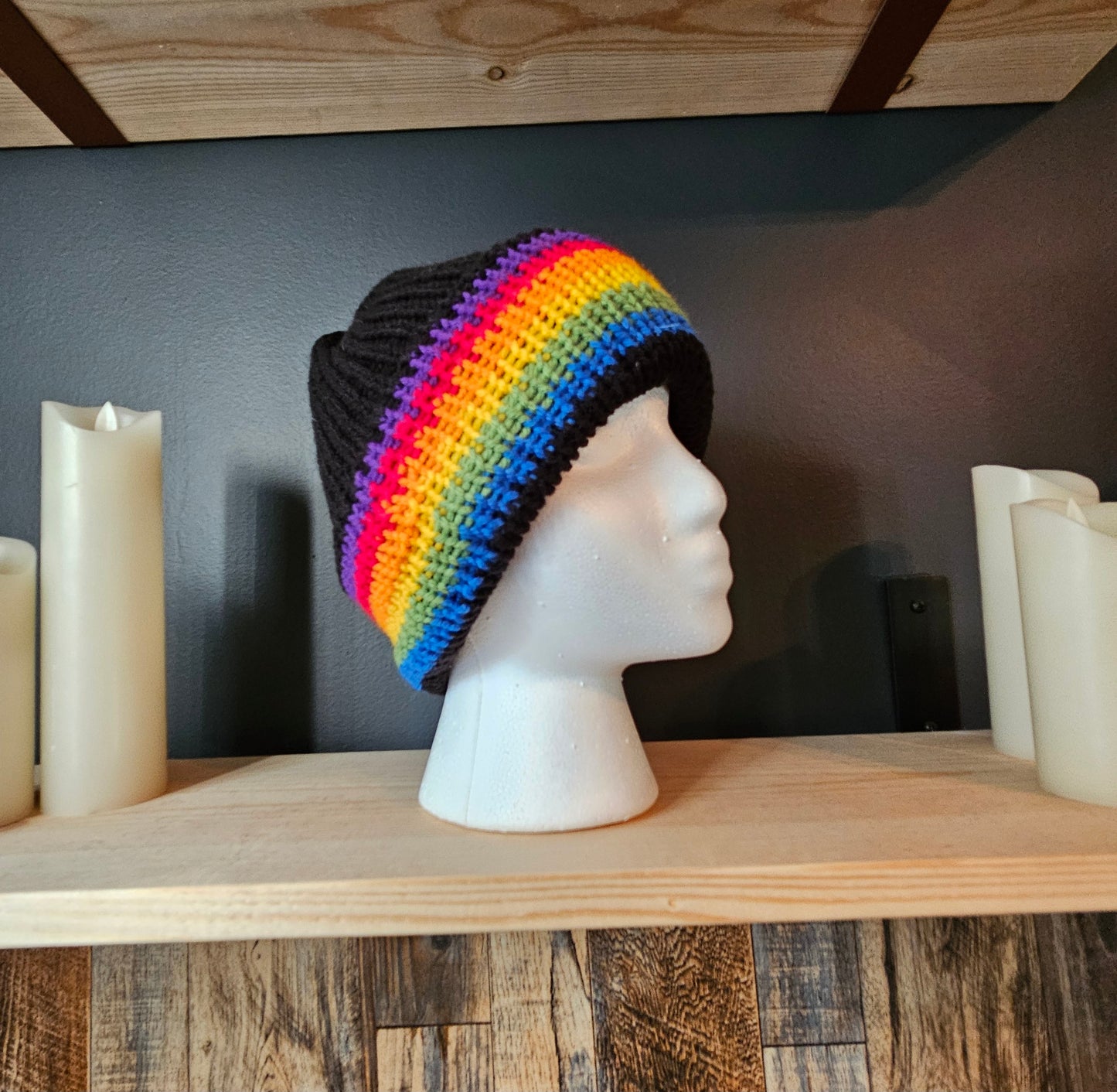 Tuque arc-en-ciel