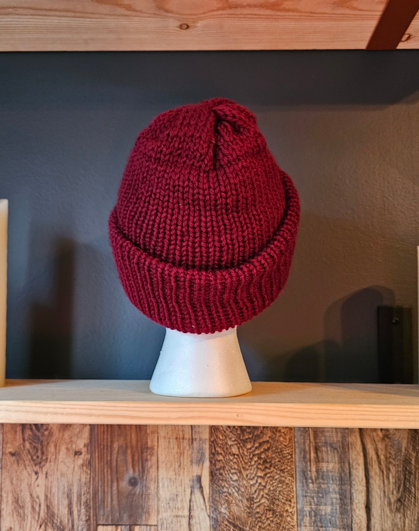 Tuque rouge vin