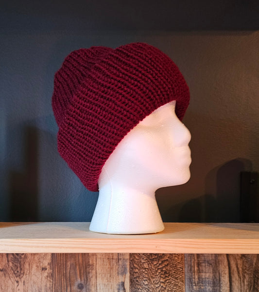 Tuque rouge vin