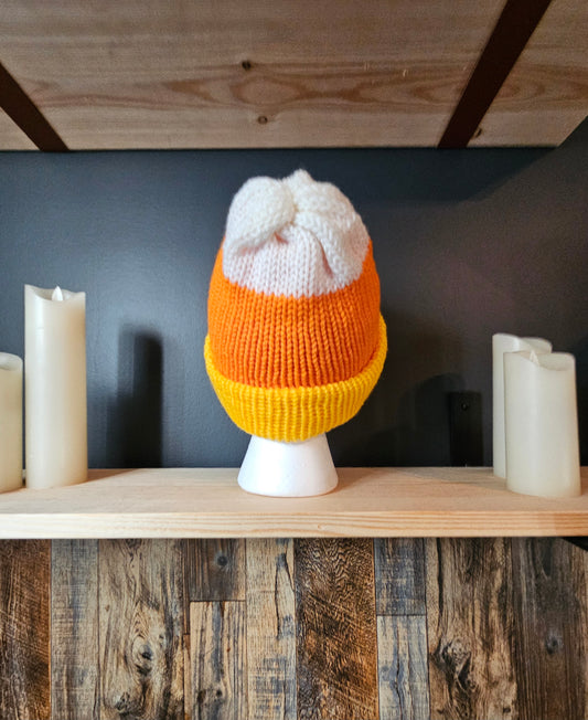 Tuque candy corn